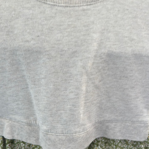 Carter's Heather & Green Casual Dress with Peplum Style Long Sleeves Girls 4T - Picture 3 of 8